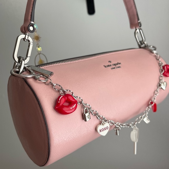 Silver Chain Valentine’s Day Bag Charm - Picture 2 of 3